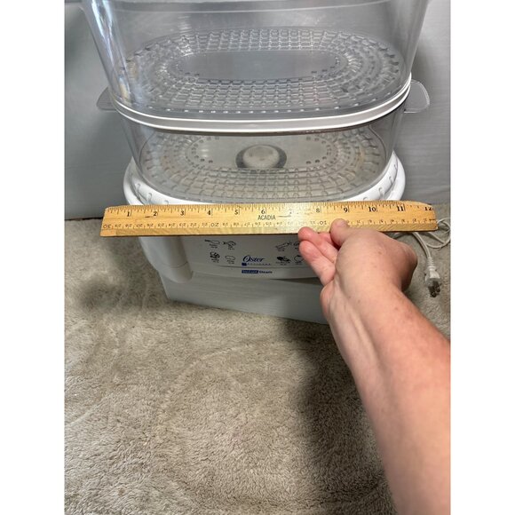 Oster Designer Instant Steamer Dual-Tier Electric Food Steamer 4712 / 4720 - Picture 12 of 12